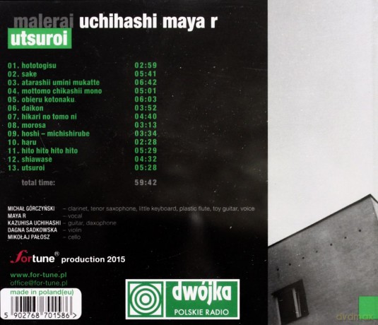 Malerai Uchihashi Maya R: Utsuroi [CD]