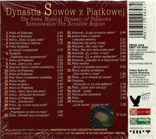 Dynastia Sowów z Piątkowej: Muzyka Źródeł vol.30 Portrety [CD]