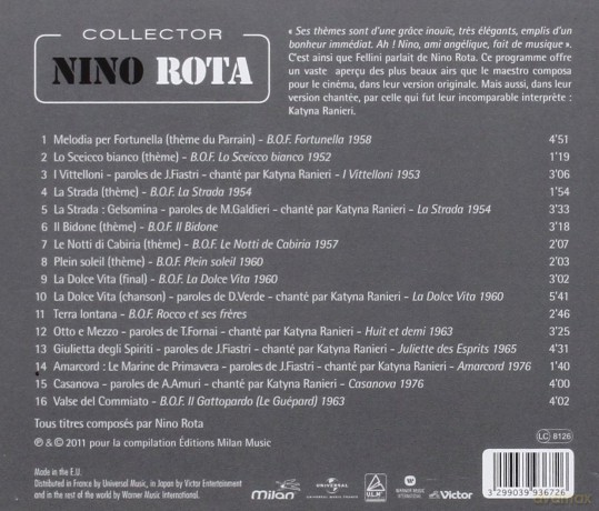 Nino Rota: Collector Nino Rota [CD]
