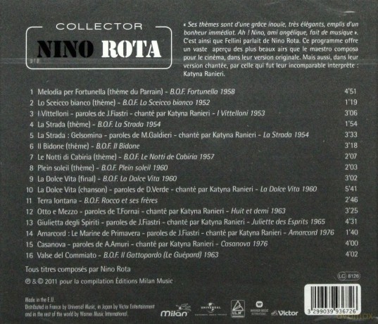 Nino Rota: Collector Nino Rota [CD]