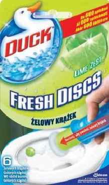 DUCK Fresh Discs krążek żelowy LIME [CHEMIA]
