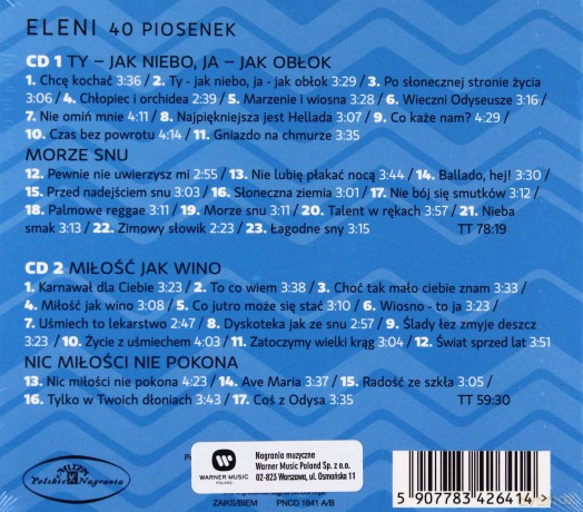 Eleni: 40 Piosenek [2CD]