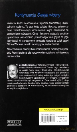 Taniec w słońcu - Eksteins Modris [KSIĄŻKA]