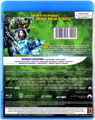 Wojownicze Żółwie Ninja [Blu-Ray]