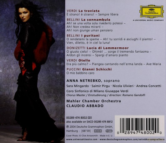 Anna Netrebko: Sempre Libera [CD]