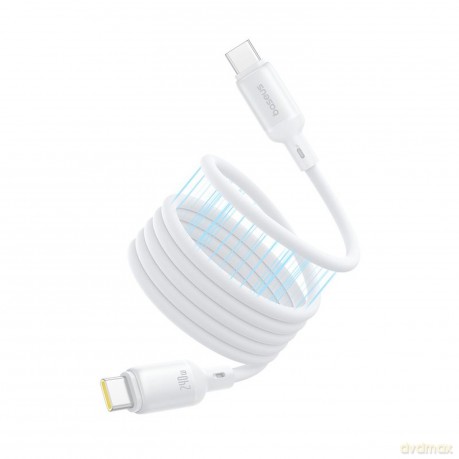 Baseus kabel PicoGo PD USB-C - USB-C 1,0m biały 240W magnetyczny