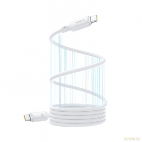 Baseus kabel PicoGo PD USB-C - USB-C 1,0m biały 240W magnetyczny