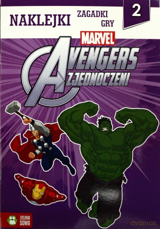Avengers. Naklejki, zabawy, gry część 2 [KSIĄŻKA]
