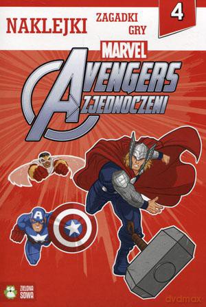 Avengers. Naklejki, zabawy, gry część 4 [KSIĄŻKA]