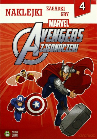 Avengers. Naklejki, zabawy, gry część 4 [KSIĄŻKA]