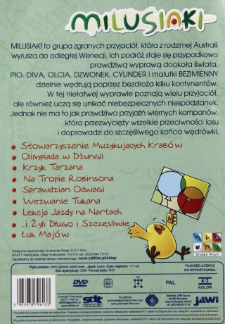 Bajka - Milusiaki. Olimpiada w dżungli [DVD]