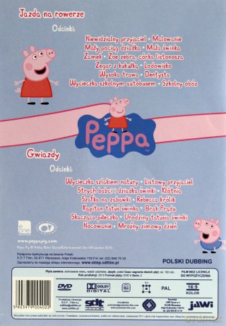 Świnka Peppa. Jazda na rowerze / Gwiazdy [DVD]