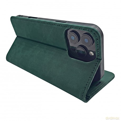Etui Smart Suede do Xiaomi Redmi Note 15 Pro Plus 5G zielone