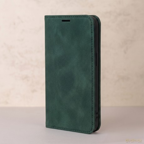 Etui Smart Suede do Xiaomi Redmi Note 15 Pro Plus 5G zielone