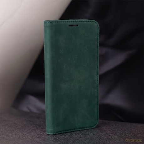 Etui Smart Suede do Xiaomi Redmi Note 15 Pro Plus 5G zielone
