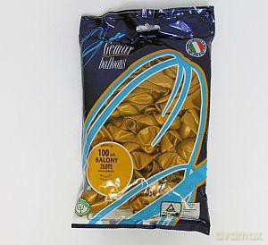 Balony AM50 metalizowane złote