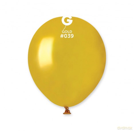 Balony AM50 metalizowane złote