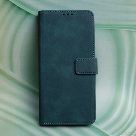 Etui Smart Velvet do Samsung Galaxy A27 5G ciemnozielone
