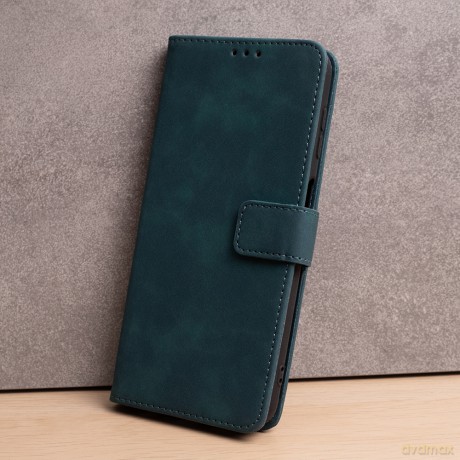Etui Smart Velvet do Samsung Galaxy A27 5G ciemnozielone