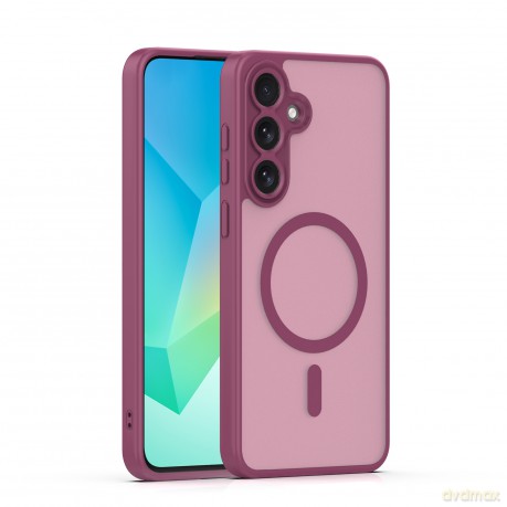 Nakładka Mag Matt do Google Pixel 10A bordowa big hole