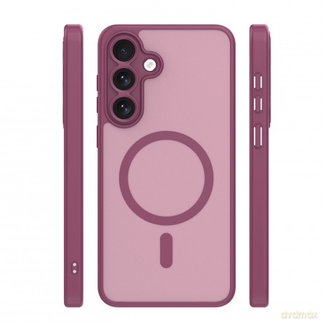 Nakładka Mag Matt do Google Pixel 10A bordowa big hole