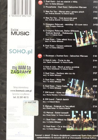 Duet Karo: Koncert Benefisowy - 15 Lat Na Scenie [2DVD]