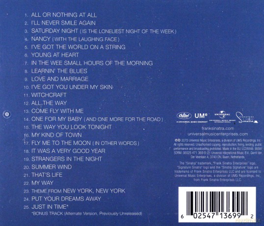 Frank Sinatra: Ultimate Sinatra [CD]