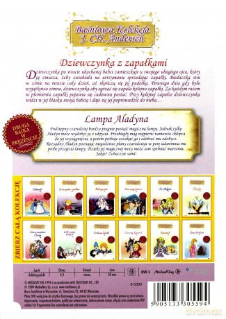 Dziewczynka z zapałkami (Baśniowa Kolekcja J. Ch. Andersen) [DVD]