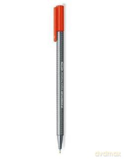 Cienkopis Triplus Fineliner czerwony