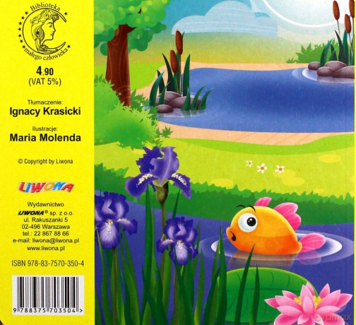 Czapla ryby i rak - Jean De La Fontaine [KSIĄŻKA]