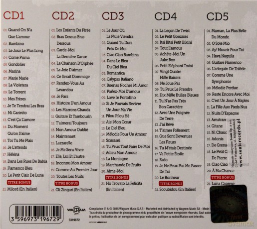 Dalida: The Best Of [5CD]