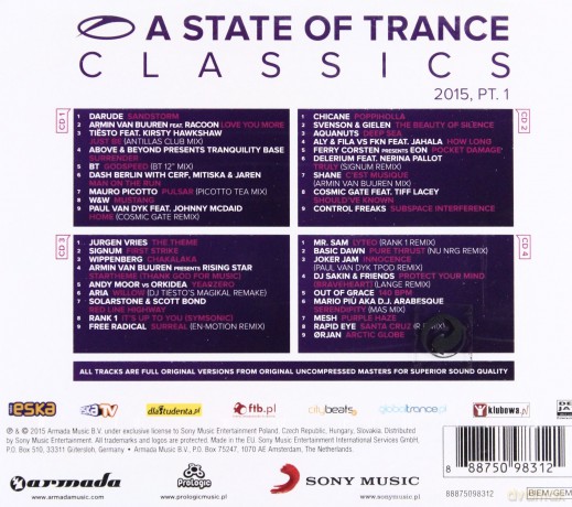 A State Of Trance Classics 2015, Pt. 1 [4CD]
