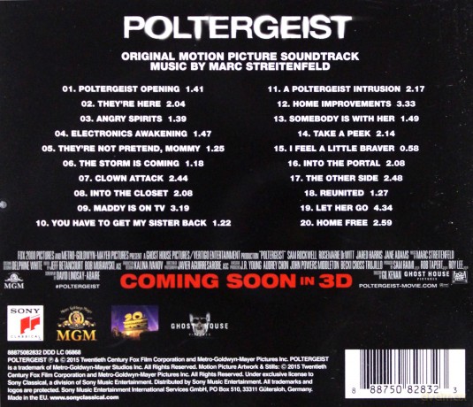 Poltergeist Soundtrack [CD]