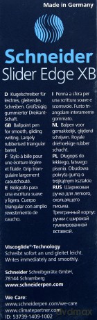 Długopis Slider Edge XB niebieski