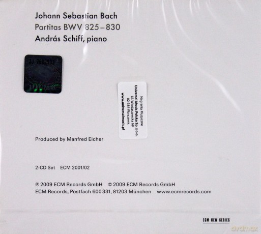 Andreas Schiff: Six Partitas J.S.Bach [2CD]