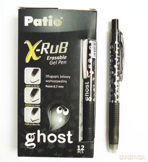 Długopis żelowy wymazywalny X-Rub Ghost - czarny