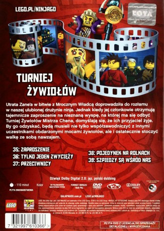 LEGO Ninjago Turniej Żywiołów część 1 (odcinki 35-39) [DVD]