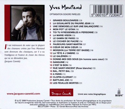 Yves Montand: Grands Boulevards [CD]