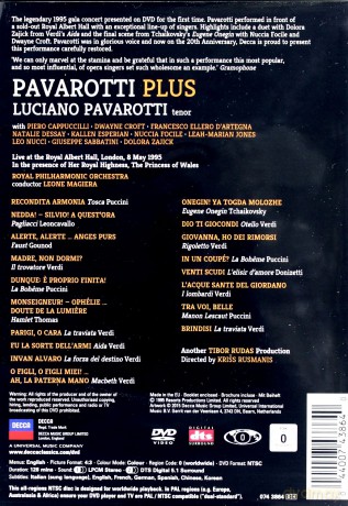 Luciano Pavarotti: Pavarotti Plus At The Royal Albert Hall [DVD]