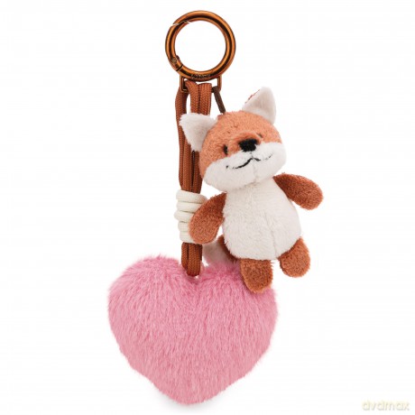 NICI Zawieszka do torby Love lis Miro 8 cm z karabińczykiem na karcie