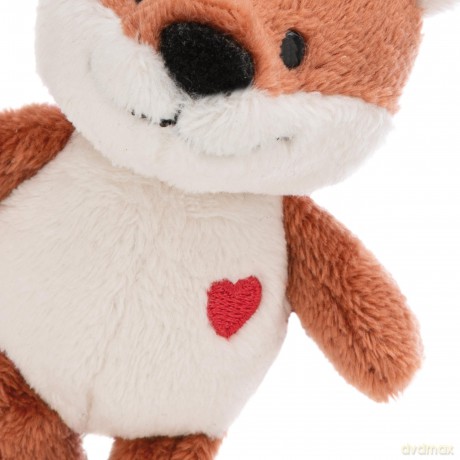 NICI Brelok Love lis Miro z sercem 10 cm na karcie