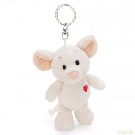 NICI Brelok Love mysz Mira z sercem 10 cm na karcie