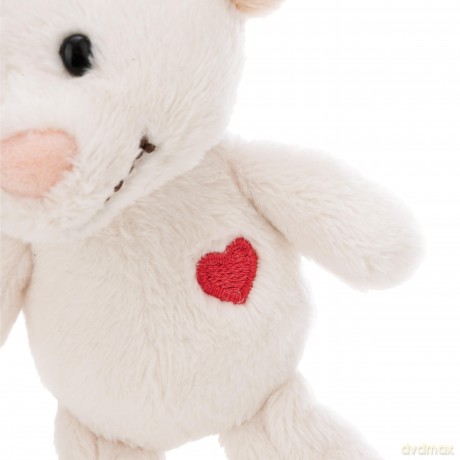 NICI Brelok Love mysz Mira z sercem 10 cm na karcie
