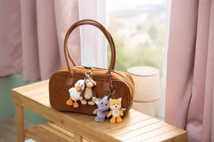 NICI Brelok lis anioł stróż 10 cm na karcie