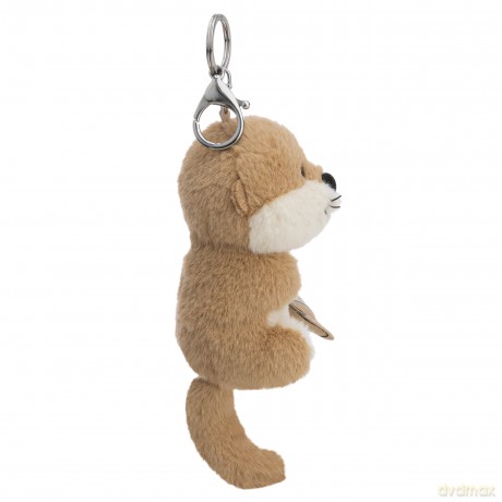 NICI Brelok wydra Ophelio brązowa 12 cm z karabińczykiem na karcie