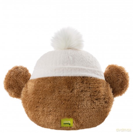 NICI Ogrzewacz do rąk pluszowy miś Capiccino 32 × 34 cm