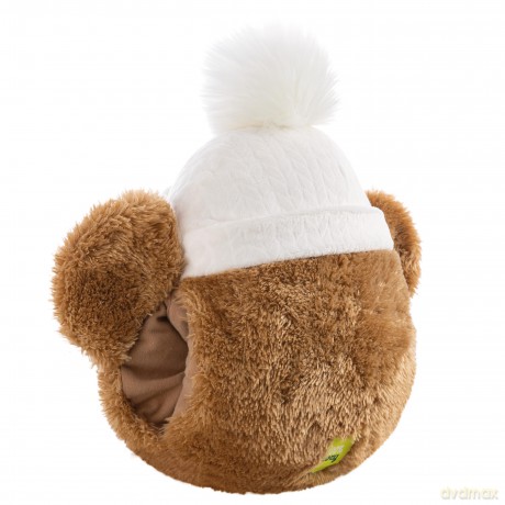 NICI Ogrzewacz do rąk pluszowy miś Capiccino 32 × 34 cm