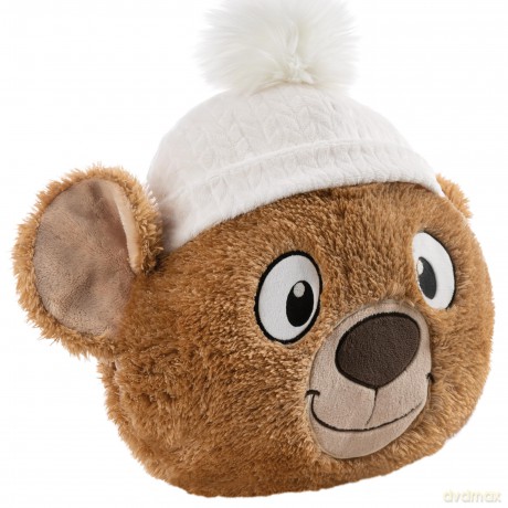 NICI Ogrzewacz do rąk pluszowy miś Capiccino 32 × 34 cm