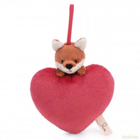 NICI Pluszowe serce Love lis Miro 12 cm z pętelką