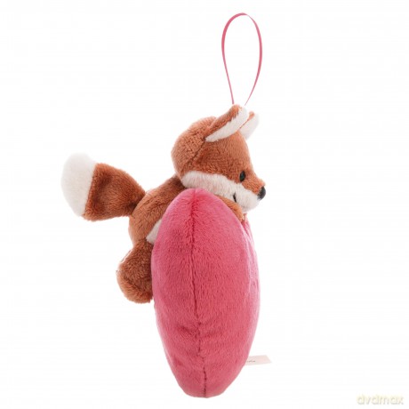 NICI Pluszowe serce Love lis Miro 12 cm z pętelką